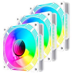 Кулер для корпуса Gamemax KF300R WH Фото 1