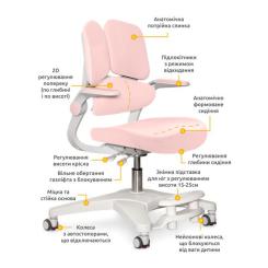 Детское кресло Mealux Trident Pink Фото 1