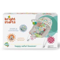 Кресло-качалка Bright Starts Happy Safari Bouncer Фото 3