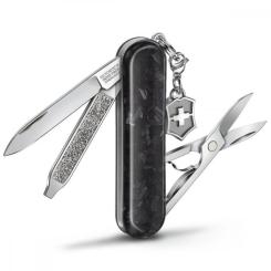 Нож Victorinox Classic SD Brilliant Carbon + брелок-лого Фото 1
