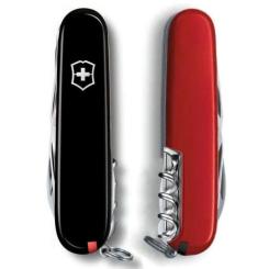 Нож Victorinox Huntsman Ukraine 91 мм Чорно-червоний Фото 5