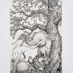 Лайнер Sakura Pigma Micron (0.1) 0,25 мм Красный Фото 9