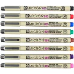 Лайнер Sakura Pigma Micron (0.1) 0,25 мм Красный Фото 4