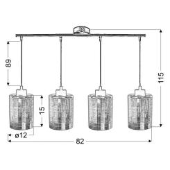 Люстра Candellux NOCTURNO Фото 1