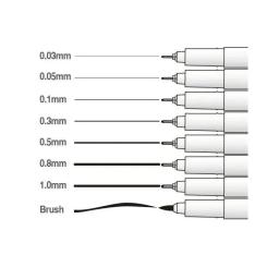 Лайнер Marvy Мульти-лайнер 4600-S 1.0мм, черный Фото 1