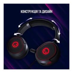 Наушники Lorgar Kaya 460 Gaming RGB USB Black Фото 5