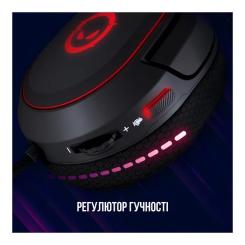 Наушники Lorgar Kaya 460 Gaming RGB USB Black Фото 7