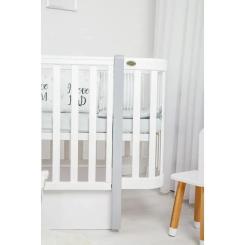 Кроватка Angelo Magic белая (бело-серая) 120х60 Фото 5