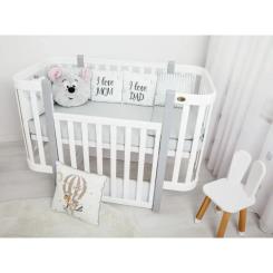 Кроватка Angelo Magic белая (бело-серая) 120х60 Фото 6