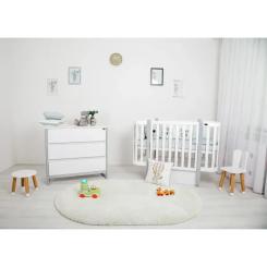 Кроватка Angelo Magic белая (бело-серая) 120х60 Фото 7