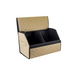 Сумка-органайзер EVAtech ECO M бежевая с бежевой нитью Фото 2