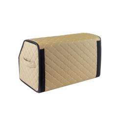 Сумка-органайзер EVAtech ECO M бежевая с бежевой нитью Фото 5