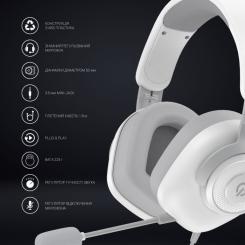 Наушники GamePro HS590W White Фото 11
