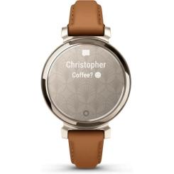 Смарт-часы Garmin Lily 2 Classic, Cream Gold/Tan Фото 6