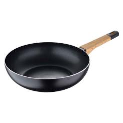 Сковорода Bergner Wok Earth Black 28 см Фото