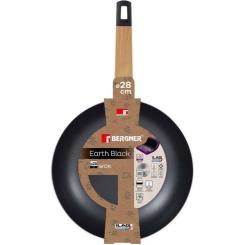 Сковорода Bergner Wok Earth Black 28 см Фото 4