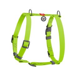 Шлей для собак WAUDOG Waterproof Н-образная анатомическая М салатовая Фото 1