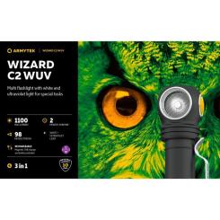 Фонарь Armytek Wizard C2 WUV White & Ultraviolet Фото 7