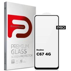Стекло защитное Armorstandart Realme C67 4G Black Фото