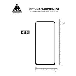 Стекло защитное Armorstandart Realme C67 4G Black Фото 2