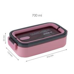 Ланч-бокс детский Kite 700 мл, розовый Фото 2