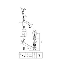 Смеситель Grohe M-Size BauLoop New Фото 5