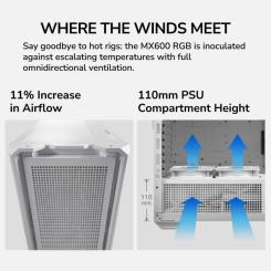 Корпус для ПК Cougar MX600 RGB White Фото 10