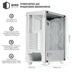 Корпус для ПК Qube GERYON White Фото 10