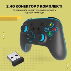 Геймпад GamePro MG1200 Wireless Black-Blue Фото 8