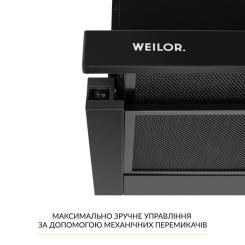 Вытяжка кухонная Weilor WT 63 FBL Фото 4
