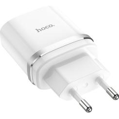 Зарядное устройство HOCO C12Q Smart QC3.0 charger White Фото 1