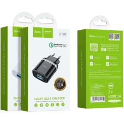 Зарядное устройство HOCO C12Q Smart QC3.0 charger White Фото 3
