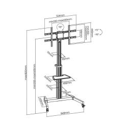 Стойка презентационная OfficePro TVS455 Фото 9