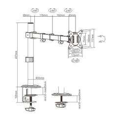 Кронштейн HiSmart HS082390 Фото 2