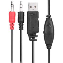 Наушники Xtrike ME HP-311 Rainbow Black Фото 2