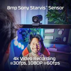 Веб-камера HyperX Vision S 4K Black Фото 6