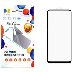 Стекло защитное Drobak Poco M6 Pro (Black) Фото
