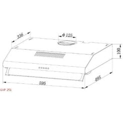 Вытяжка кухонная Grunhelm GVP 251 W Фото 2