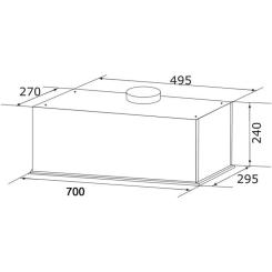 Вытяжка кухонная GRANADO Palamos 4713-1200 White glass Фото 7