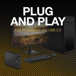 Внешний жесткий диск Seagate 3.5" 20TB Expansion Desktop Фото 6