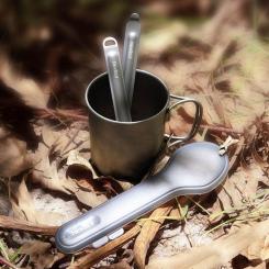 Ложка-вилка туристическая NexTool Outdoor Spoon Fork Фото 9