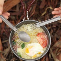 Ложка-вилка туристическая NexTool Outdoor Spoon Fork Фото 3