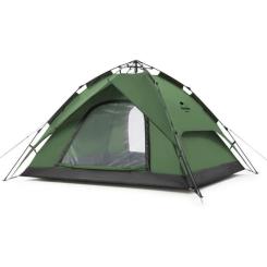 Палатка Naturehike чотиримісний автоматичний NH21ZP008 темно-зелений Фото