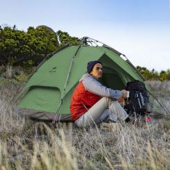 Палатка Naturehike чотиримісний автоматичний NH21ZP008 темно-зелений Фото 7