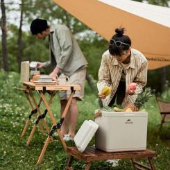 Термобокс Naturehike CNK2300BS011 24 л бежевий Фото 7