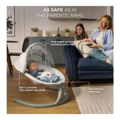 Кресло-качалка Kinderkraft Lumi 2 Light Grey Фото 11