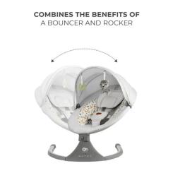 Кресло-качалка Kinderkraft Lumi 2 Light Grey Фото 6