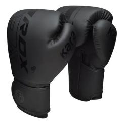 Боксерские перчатки RDX F6 Kara Matte Black 10 унцій Фото 1