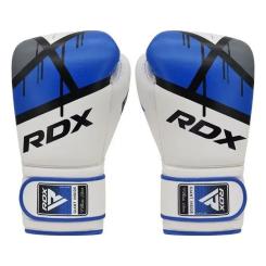 Боксерские перчатки RDX F7 Ego Blue 16 унцій Фото 1