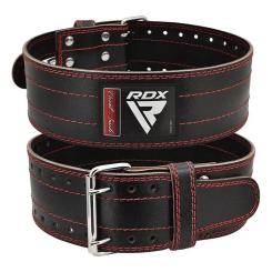 Атлетический пояс RDX для пауерліфтингу RD1 шкіряний Red XL Фото 1